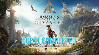 Assassins Creed Odyssey  Quest Completed ♪ Sound Effect [upl. by Miharbi]