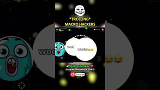 TROLLING MACRO HACKERS Would you fall for this Agario Mobile shorts [upl. by Blancha769]