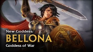 SMITE  God Reveal Bellona Goddess of War [upl. by Trahern347]