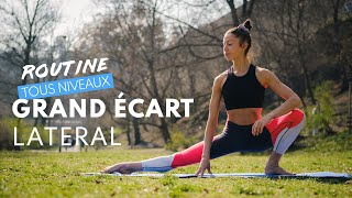 Apprendre le GRAND ÉCART LATERAL  Routine 10 min [upl. by Farley462]