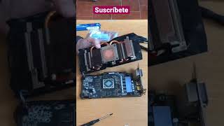 Radeon RX 570 8GB Thermal Pads change  cambiando almohadillas termales de la tarjeta gráfica mejora [upl. by Nilra]