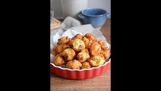 ZEPPOLINE SALATE CON RICOTTA E SALAME un antipasto sfizioso e filante 🧀🤤😋 Shorts [upl. by Larok]