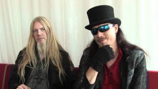 Nightwish interview  Tuomas Holopainen and Marco Hietala part 1 [upl. by Kerrill91]