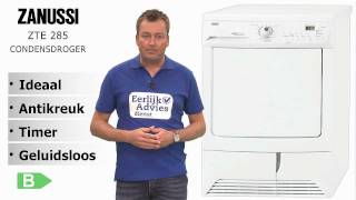 Zanussi ZTE285 Condensdroger  Product video [upl. by Tila]