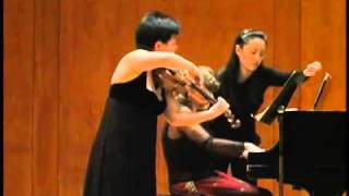 Yura Lee violin  Bartok Sonata No1 Sz75 1 of 3 [upl. by Allix]