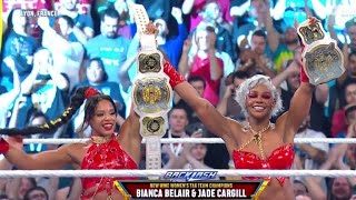 WWE Backlash 2024 Bianca Belair amp Jade Cargill Vs Kabuki Warriors Title Match Full Match Review [upl. by Proudlove]