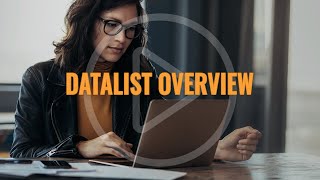 Datalist Overview [upl. by Huberto]