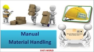 Manual Material Handling Training What is manual material handling Material handling Safety Video [upl. by Irv]