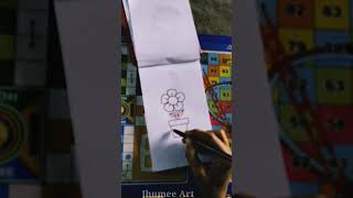 Easy gamla drowning  1 Stoke flower painting ytshorts drowingforkids shorts [upl. by Ronal]