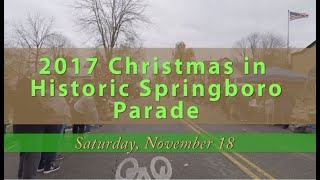 2017 Christmas in Springboro Parade [upl. by Newob]