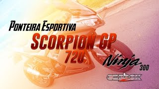 Ponteira Esportiva Scorpion GP 720 Inox p Ninja 300 [upl. by Ailemor]