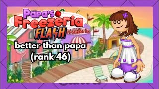 papas freezeria flash  badge glitch  better than papa rank 46 [upl. by Correna]