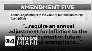 Florida voters to decide Amendment 5 homestead exemption adjustments [upl. by Akcimehs598]