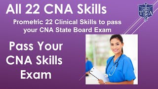 All 22 Skills on the CNA Clinical Exam CNA Training Classes in New York [upl. by Eilama]