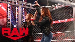 Lita returns to help Becky Lynch Raw Feb 6 2023 [upl. by Novyert]