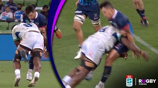 Nemani Nagusa folds Matt Toomua in half with massive hit [upl. by Coniah]