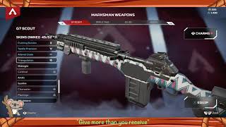 New Rare Skin for the G7 Triangulation S11 Battle Pass Apex Legends  Highlight  Nov21 [upl. by Herrington877]