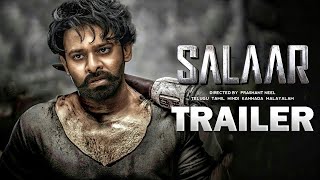 SALAAR Official Trailer  Prabhas  Shruti Hassan  Prashanth Neel [upl. by Enileuqaj]