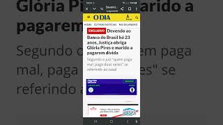 GLÓRIA PIRES E SEU MARIDO SÃO PROCESSADOS PELO BANCO DO BRASIL POR FALTA DE PAGAMENTO ADVOCACIA [upl. by Tati213]