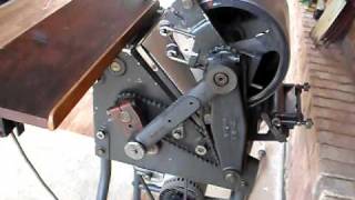 ADANA TP48 LETTERPRESS PRINTING MACHINE 1947 [upl. by Nevsa]