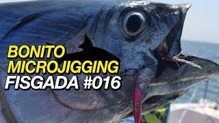 Fisgada 016  Bonito no Microjigging SardaSarda Saltwater fishing with microjigs [upl. by Jorgensen259]