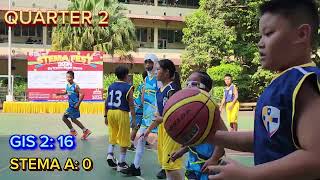 STEMA CUP 2024  GIS2 VS STEMA A basketball kidsbasketball gisserpong stemacup [upl. by Cicely]