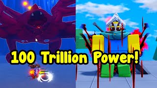 I Reached 100 Trillion Power And Defeated Overhaul Boss  Anime Fighting Simulator X Roblox [upl. by Yessac]