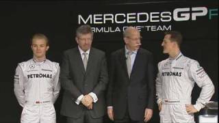 2010 MERCEDES GP TEAM PRESENTATION [upl. by Lindell]