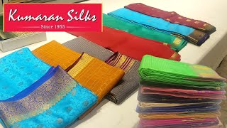 Kumaran silks Diwali 🎇🪔 Collection Mysore Silk Banarasi Georgette Soft silk Softy kubera pattu saree [upl. by Sirtimid]