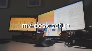 My Productivity Desk Setup In Medical School [upl. by Lynnett]