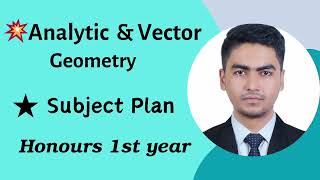 Analytic amp Vector Geometry Subject Plan honours 1st yearMarks distributionNUMath Department [upl. by Ahtelahs]