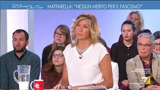 Alessandra Mussolini discorso Mattarella Negare in toto il fascismo è mancanza di coraggio [upl. by Aicissej]