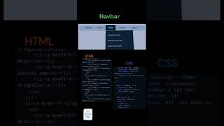 Navbar styling using Html Css Navbar styling learn shortcut code with shahmirifyy [upl. by Donell408]