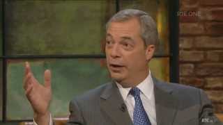 Nigel Farage Vs Ryan Tubridy on The Late Late Show [upl. by Westhead494]