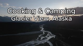 Cooking Chicken Alfredo while Camping in Alaska [upl. by Gnof]