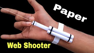 How to Make Paper Web Shooter without glue  How to Make Web Shooter with Paper  Web Shooter [upl. by Fara118]