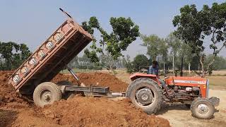 Tafe Tractor Unloading Video [upl. by Sheehan]