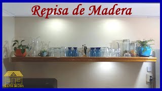 Como hacer Repisas de Madera para Pared  Repisas de Madera para Cocina  Repisas para Cocina [upl. by Stine]