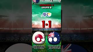 JAPÓN vs AUSTRALIA  JORNADA 4 Eliminatorias AFC countryballs [upl. by Cousin]