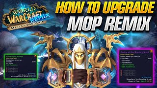 How To Gear Up In MoP Remix  What To Prioritize amp Quality Of Gear [upl. by Arihas]