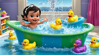 Bath Time Song  Fun Bathing Song amp Lyrics for Kids  Joyful Bathing Routine Song [upl. by Ofelia]