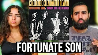 We react to Creedence Clearwater Revival  Fortunate Son Official Music Video [upl. by Irrem]