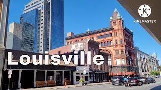 Downtown Louisville Kentucky Virtual Walk  What to do in Louisville  Must See Kentucky [upl. by Leahcim351]