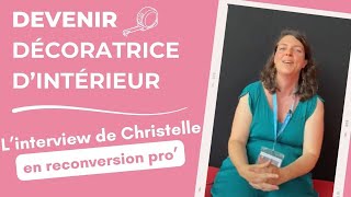 Christelle élève à ledaa en formation décoration dintérieur [upl. by Adnohser]