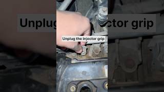 How to unplug the injector grip injector unplugged youtubeshorts automobile foryou reels [upl. by Nahsaj413]