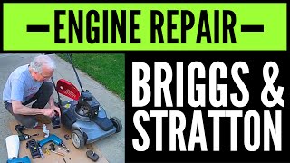 How to Fix Briggs amp Stratton Small Engine that Only Runs Off the Primer [upl. by Yorker]