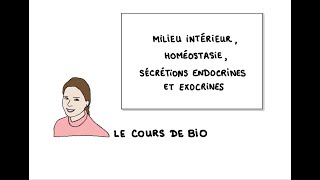 Milieu intérieur homéostasie sécrétions exocrines et endocrines [upl. by Sill518]