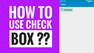 How to use checkbox in sketchware Sketchware tutorials [upl. by Adyela]