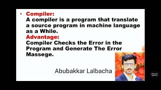 Language Translators Compiler Interpreter Assembler in Pashto Lecture [upl. by Adnoloy801]