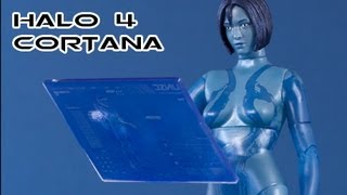 McFarlane Toys HALO 4 CORTANA Action Figure Review [upl. by Setiram]